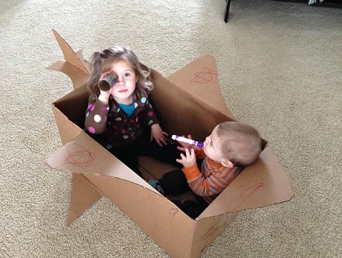 Play in a Cardboard Box