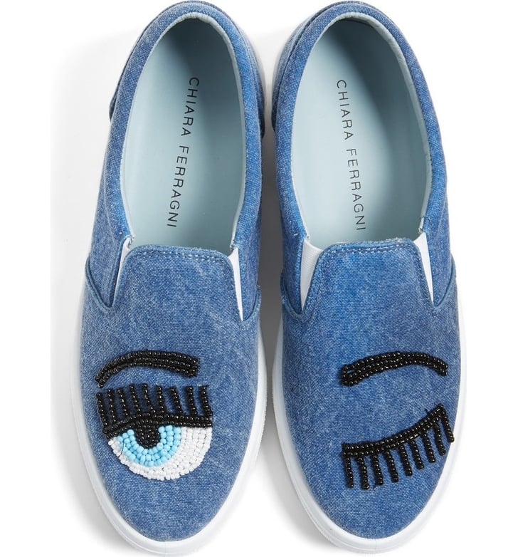 Chiara Ferragni Flirting Beaded Slip-On Sneaker