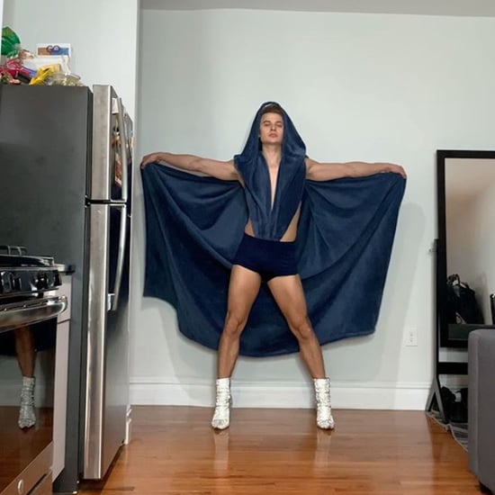 Conor McKenzie Turns Blanket Into Outfits on Instagram
