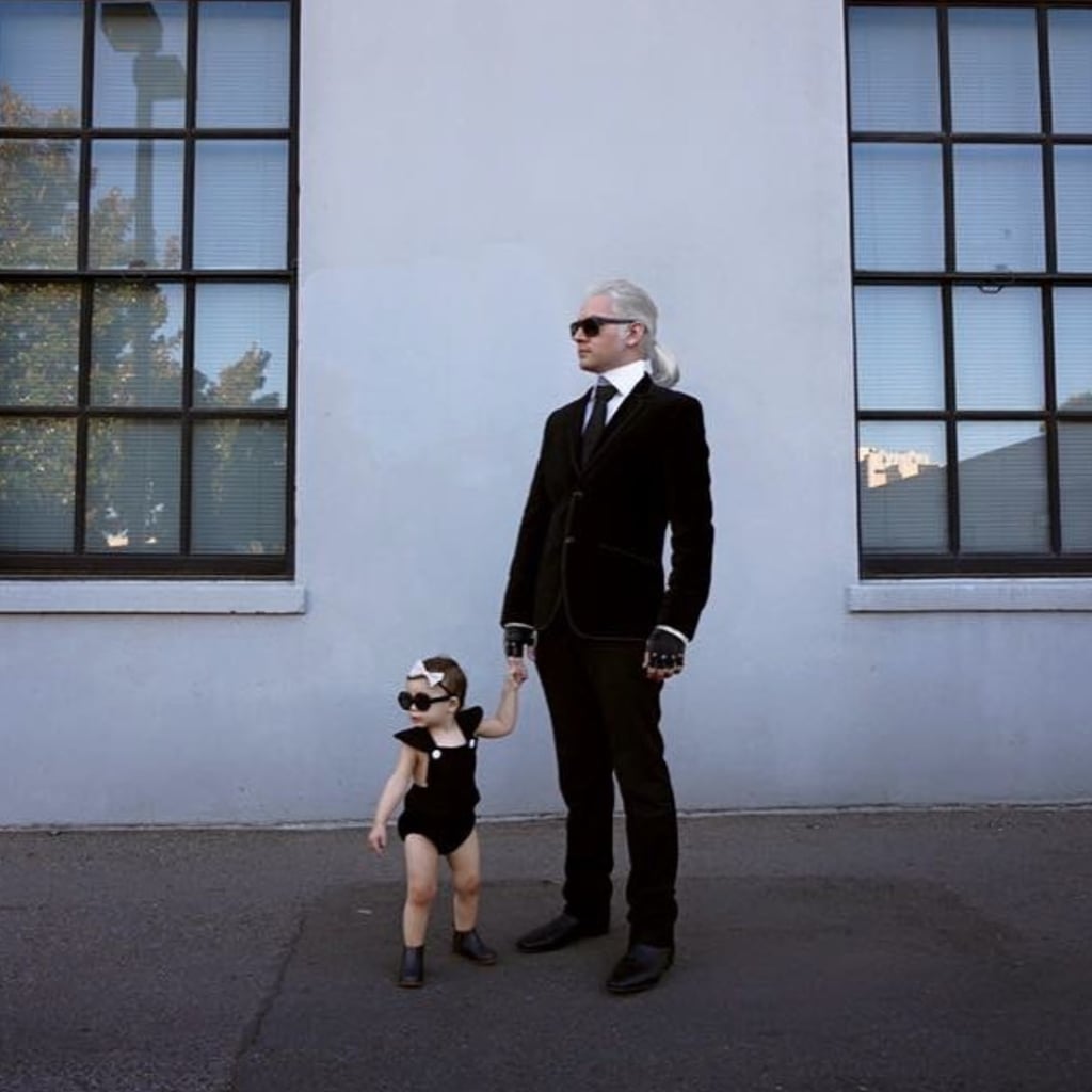 Karl Lagerfeld and Chanel | Cute And Easy Father and Daughter Halloween ...
