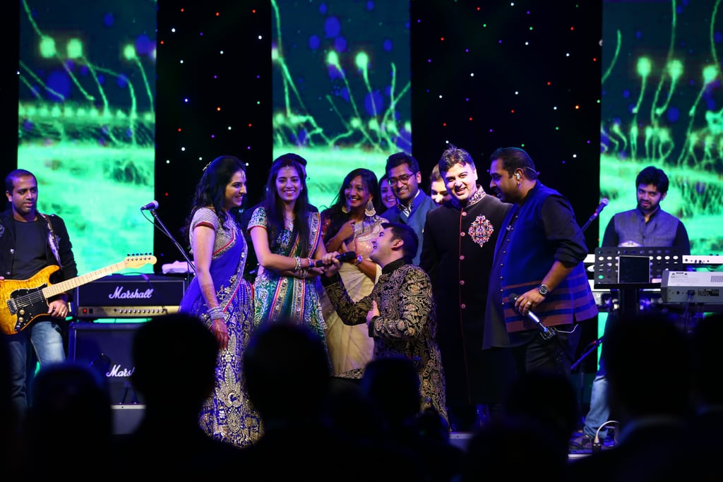 At the end of the night, Bollywood composers Shankar–Ehsaan–Loy sang their greatest hits and even got the groom to belt out a couple of songs.