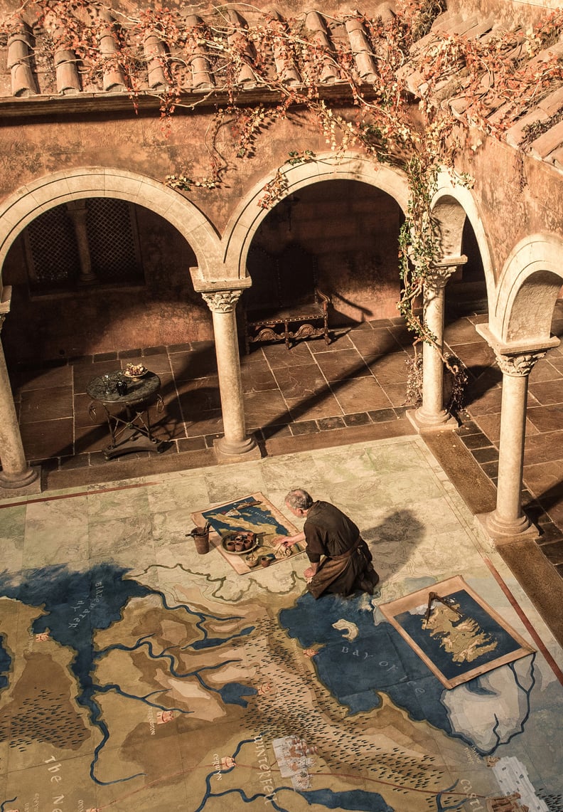 Unknown Painter Creating a Map of Westeros