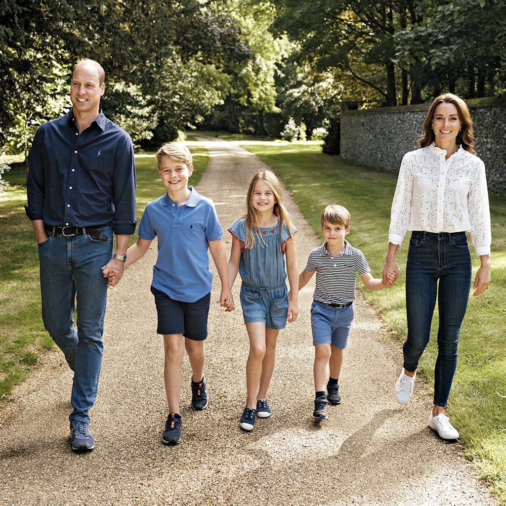 Prince William and Kate Middleton Go Casual For Their Family Christmas Card