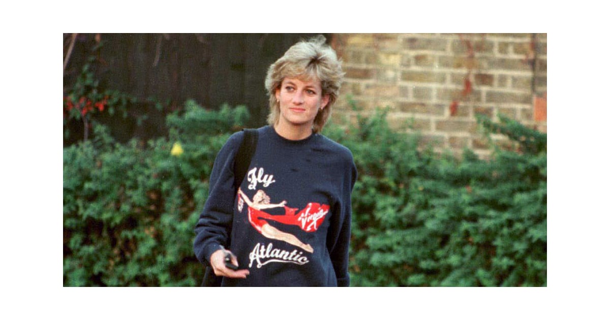 Princess Diana's Virgin Atlantic Sweatshirt Auction Details POPSUGAR