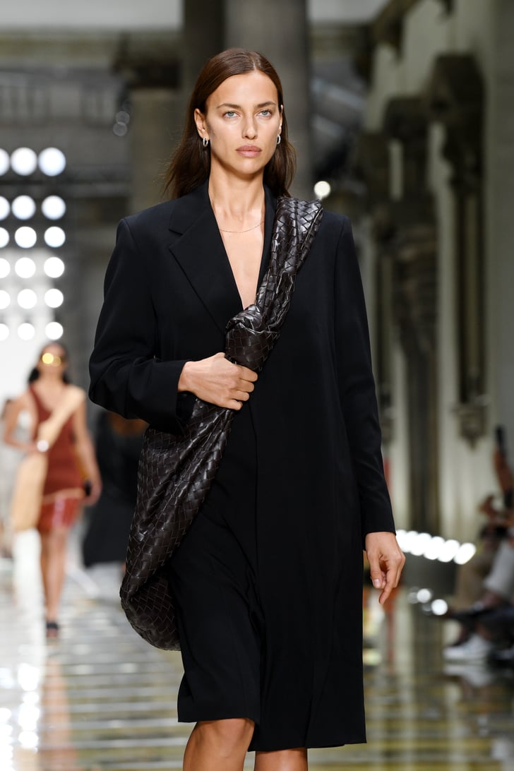 A Bottega Bag on the Runway During Milan Fashion Week New