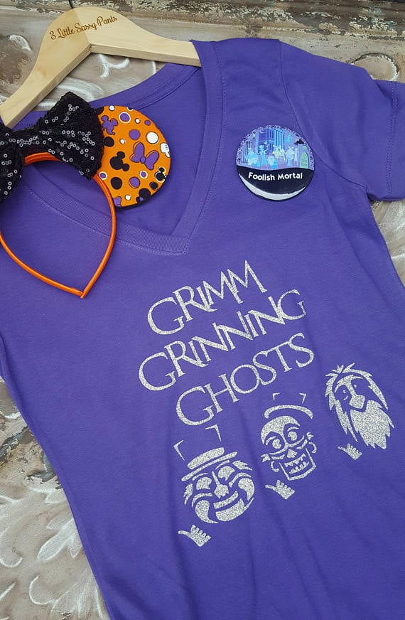 Grimm Grinning Ghosts Tee