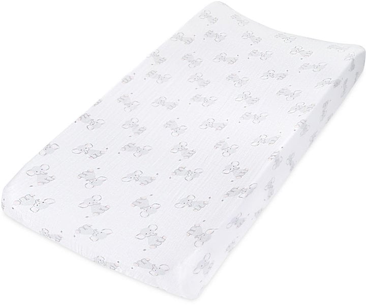Aden by Aden + Anais ElephantPrint Cotton Changing Pad Cover