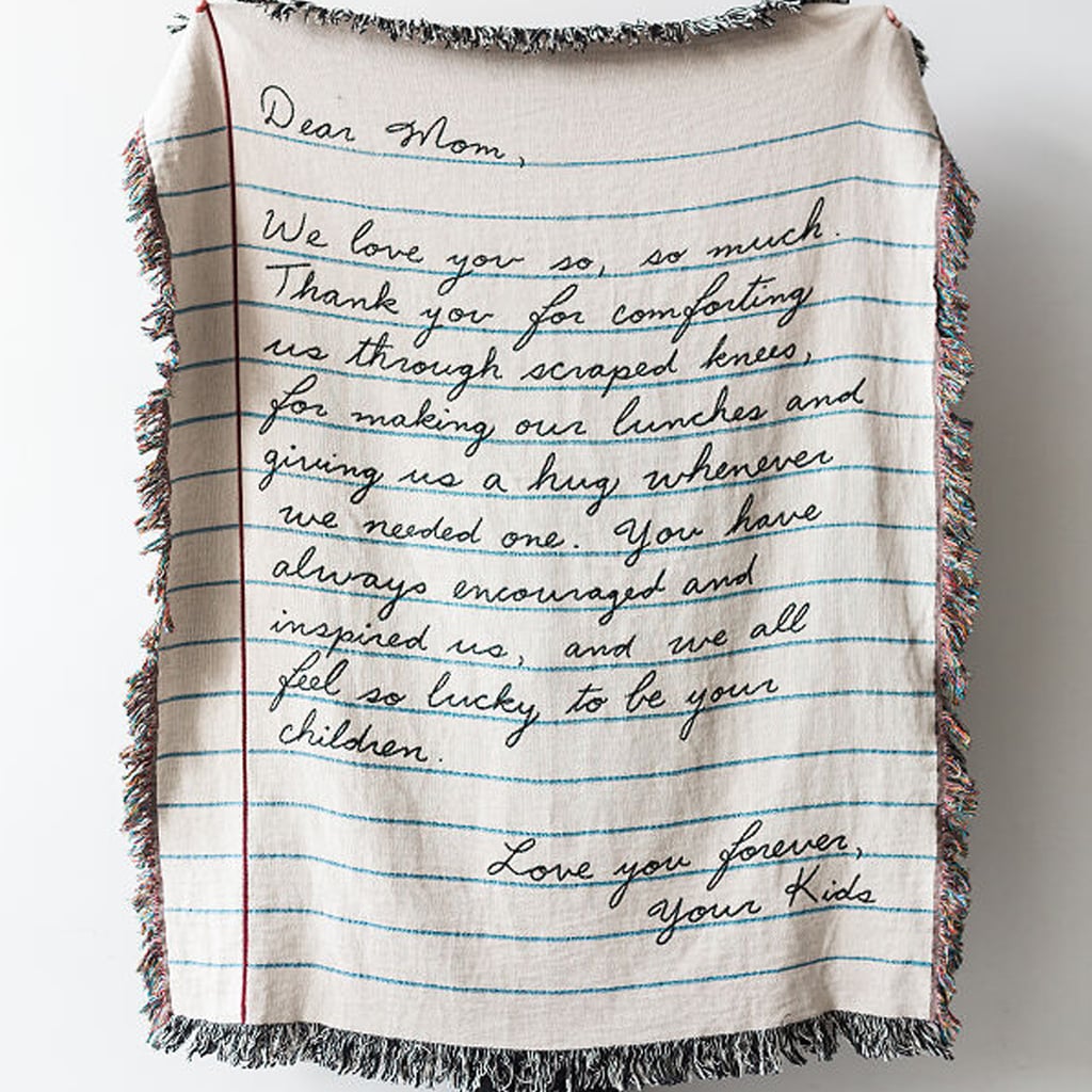 Mom Forever Grateful Letter Blanket, To Mom