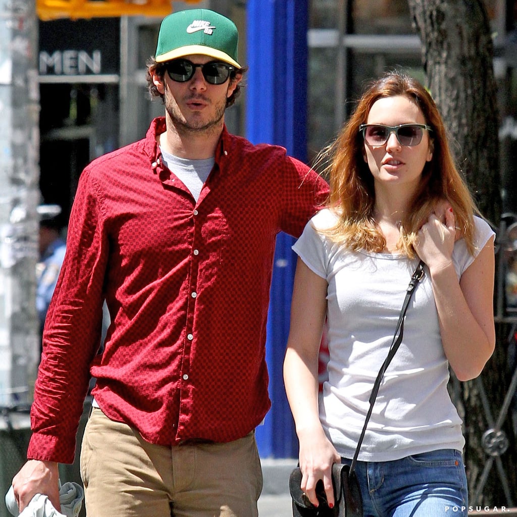 Leighton Meester And Adam Brody Take A Stroll In Nyc