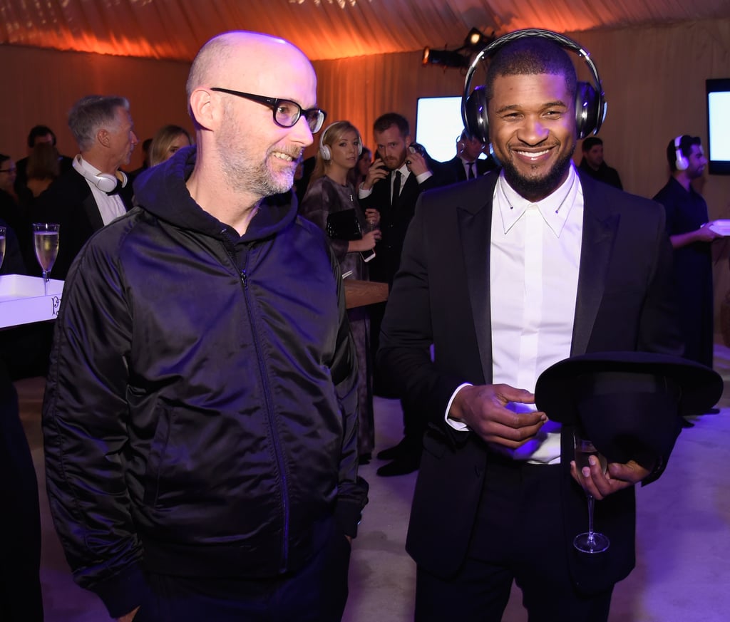 Moby and Usher linked up at the Art of Elysium Gala.