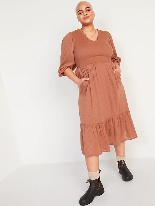 Old navy ruffle sleeve dress top