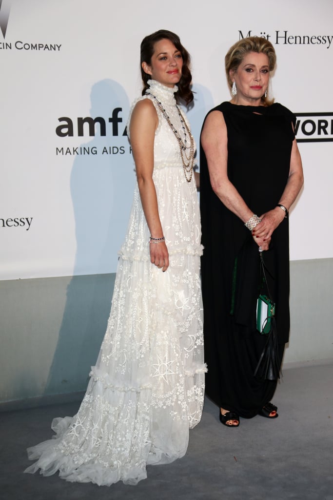 Marion Cotillard posed with Catherine Deneuve.