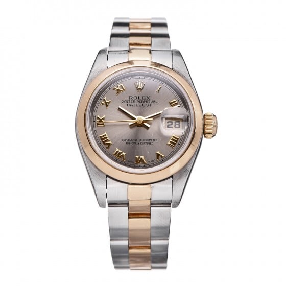 Rolex Stainless Steel 18K Yellow Gold 26mm Oyster Perpetual DateJust Watch