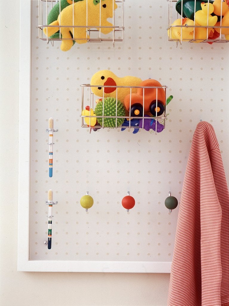 Transform Bathroom Storage With a Pegboard