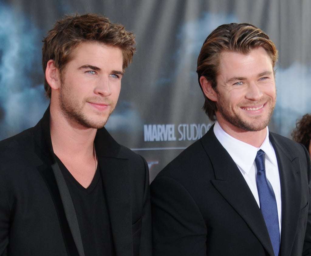 Liam and Chris showed off their baby blues at the LA premiere of Thor in May 2011.