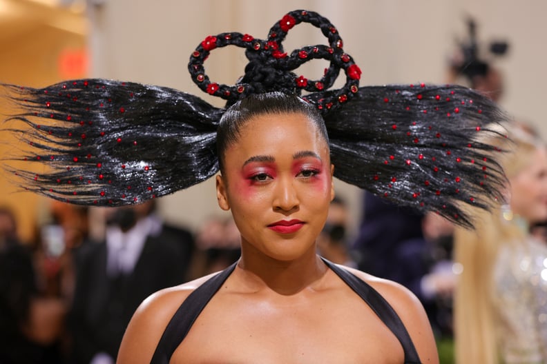 Naomi Osaka's Crystal-Studded Hair Bow at the Met Gala 2021