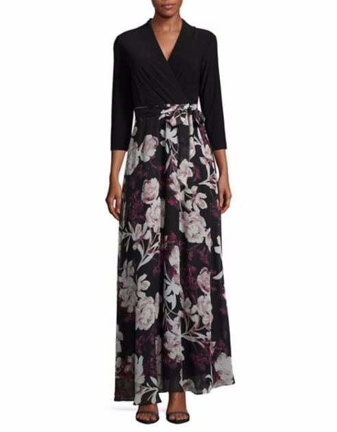 Chetta B Floral Maxi Dress ($90, originally $128)