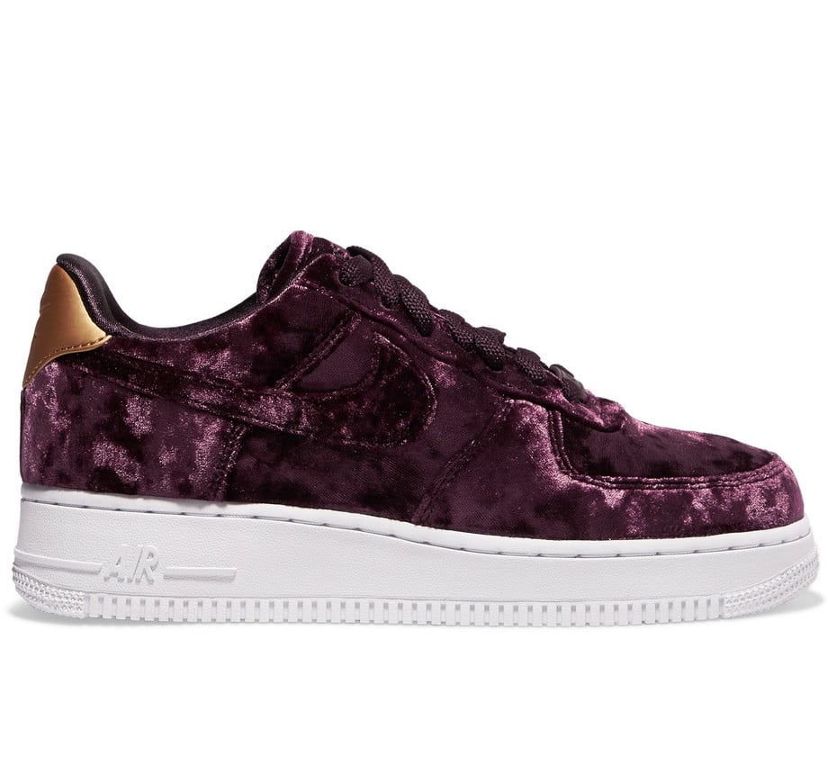 crushed velvet nike air force 1