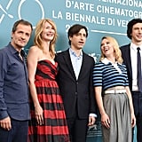 Scarlett Johansson, Laura Dern, Adam Driver, and the Producers of Marriage Story