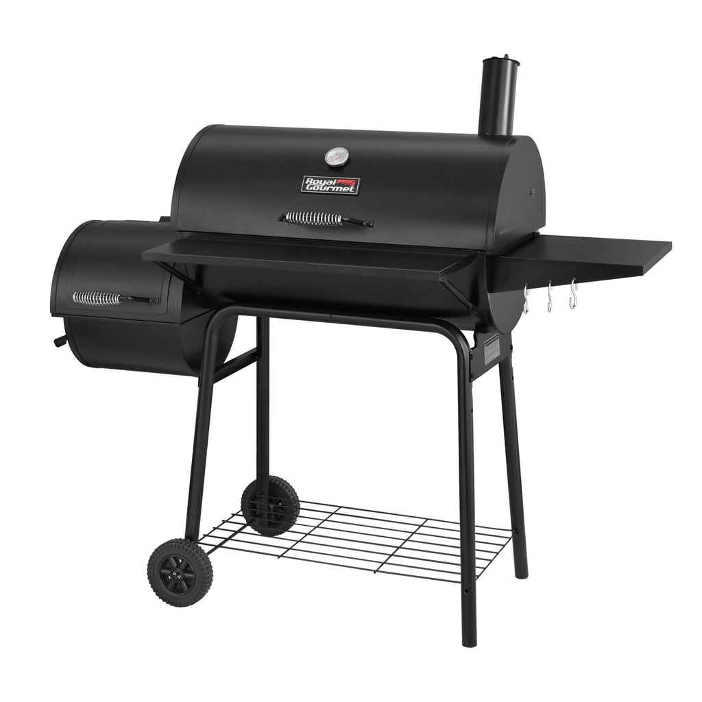 Royal Gourmet 30" Barrel Charcoal Grill With Smoker