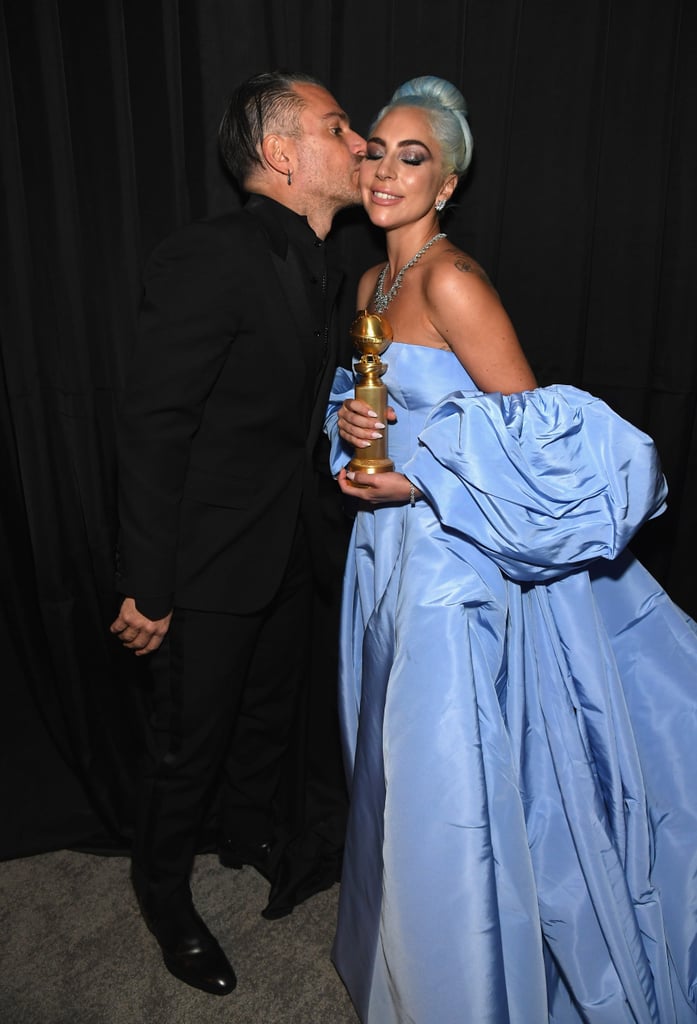 Pictured: Christian Carino and Lady Gaga