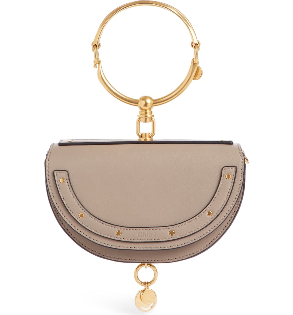 Chloé Small Nile Bracelet Calfskin Leather Minaudiere