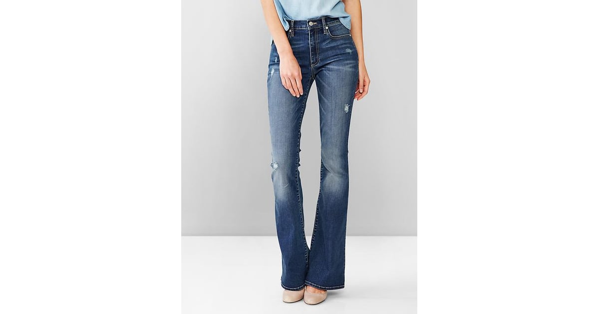 Gap 1969 Resolution Vintage Destructed Skinny Flare Jean ($80) | Best ...