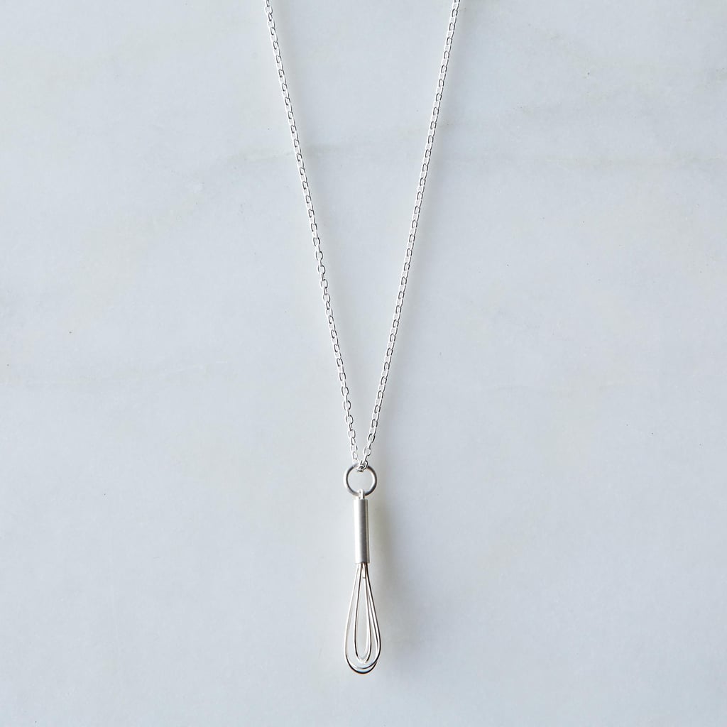 Silver Whisk Necklace