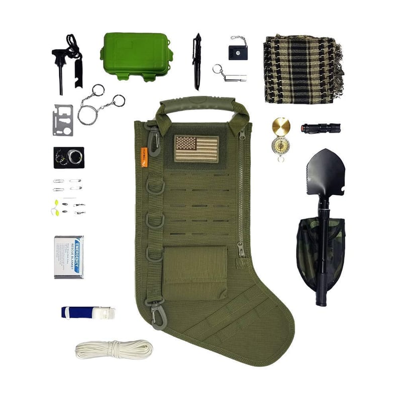 Tactical Christmas Stocking Prefilled With Gifts