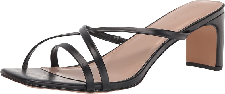 A Strappy Shoe: Amelie Strappy Square Toe Heeled Sandal