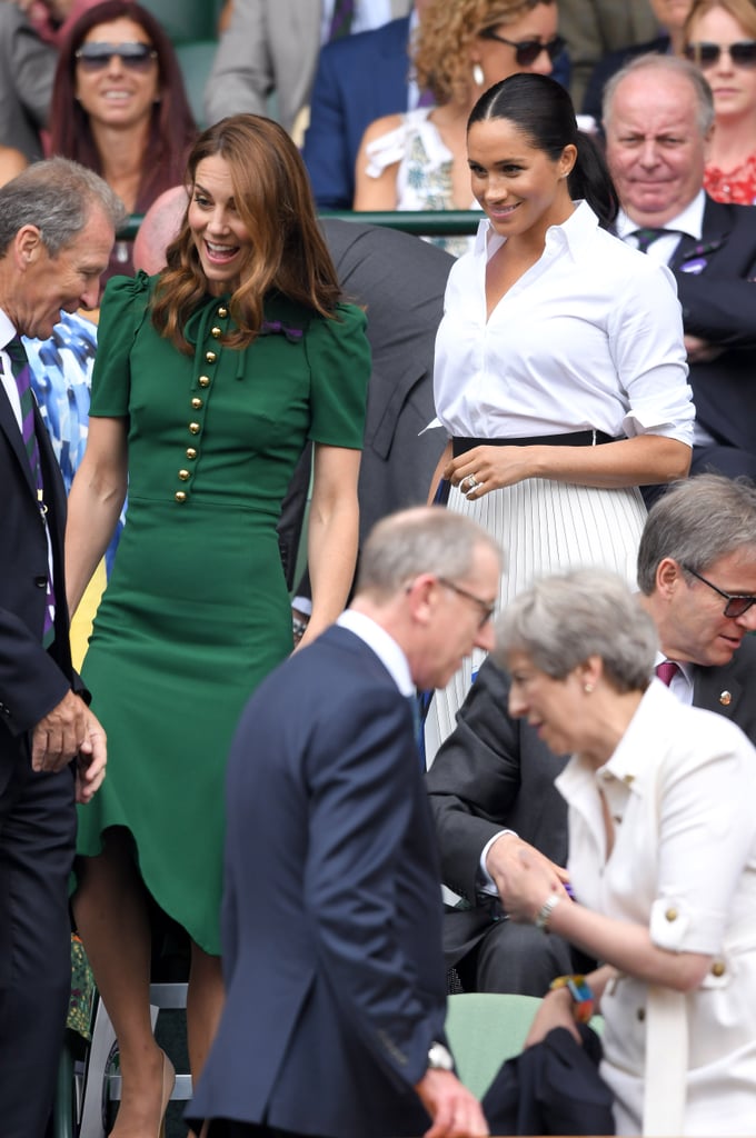 Meghan Markle and Kate Middleton at Wimbledon 2019 Pictures