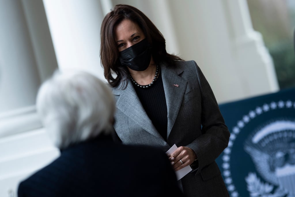 Kamala Harris Wears Dolce & Gabbana on 26 Jan, 2021