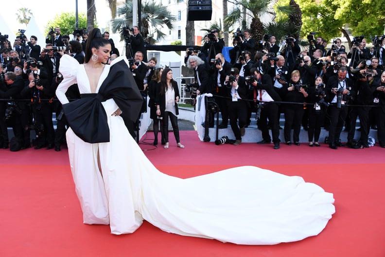 Deepika Padukone White Dress at Cannes 2019 | POPSUGAR Fashion