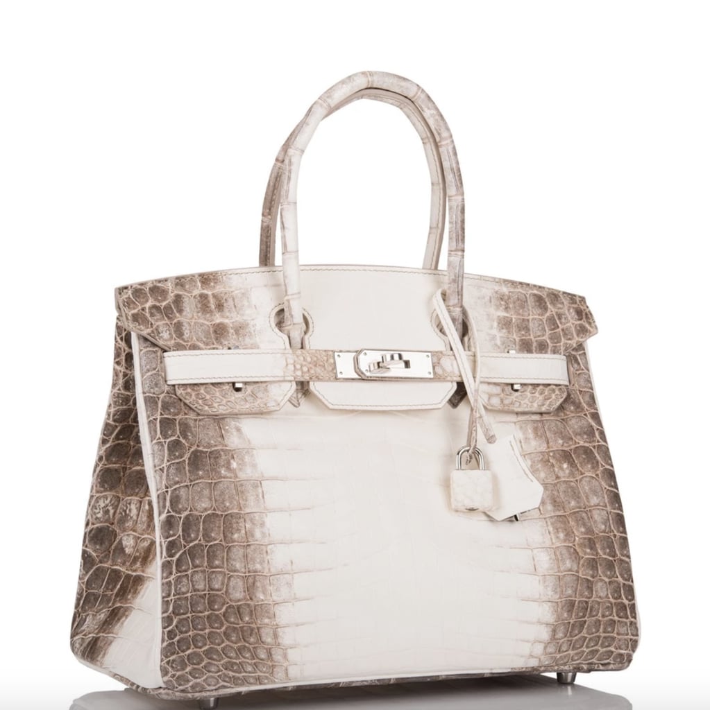 Kris and Kylie's Hermès Himalayan Crocodile Birkin Bag