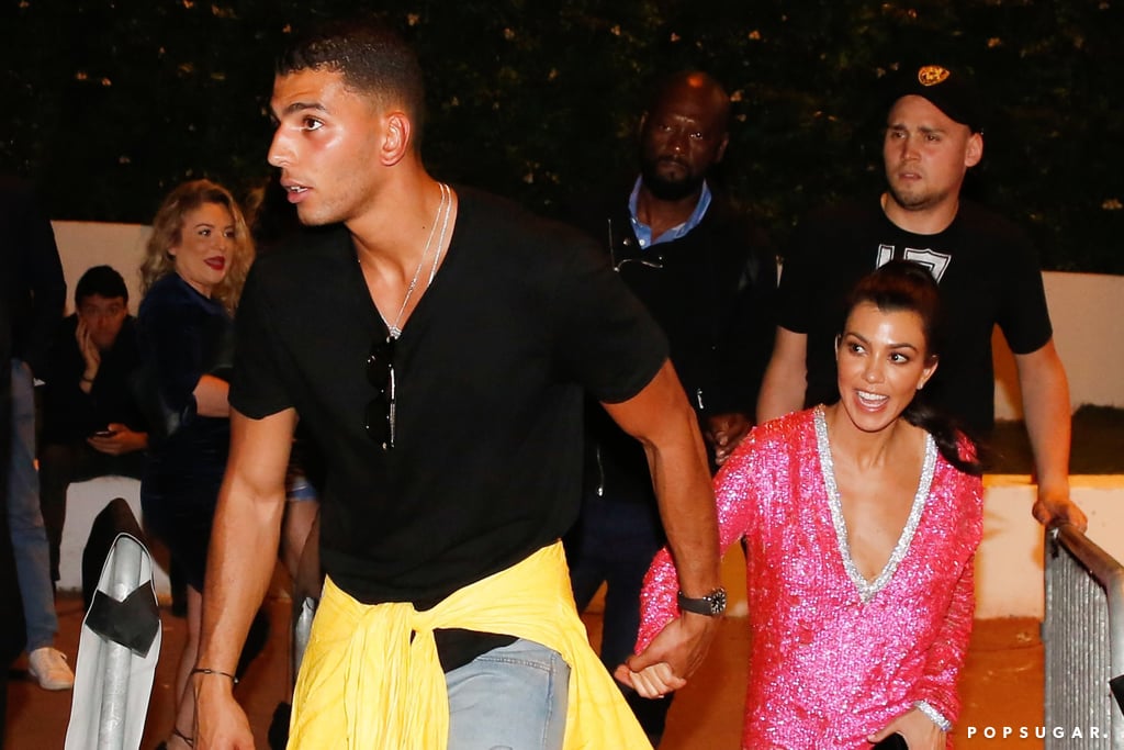 Kourtney Kardashian and Younes Bendjima in Cannes May 2017