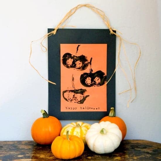 Easy Halloween Pumpkin Art For Kids