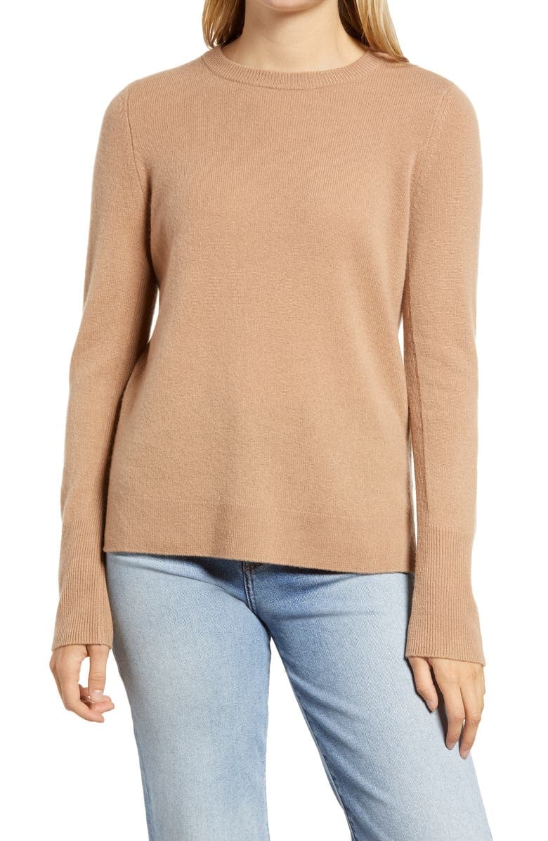 Halogen Crewneck Cashmere Sweater