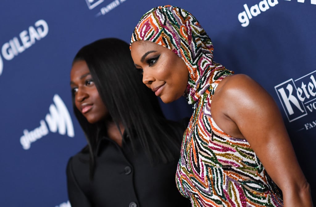 Zaya Wade and Gabrielle Union at 2023 GLAAD Media Awards