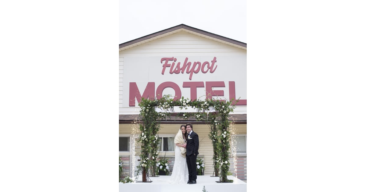 This Couple Got Married At Schitts Creeks Rosebud Motel Popsugar Love And Sex Photo 16 