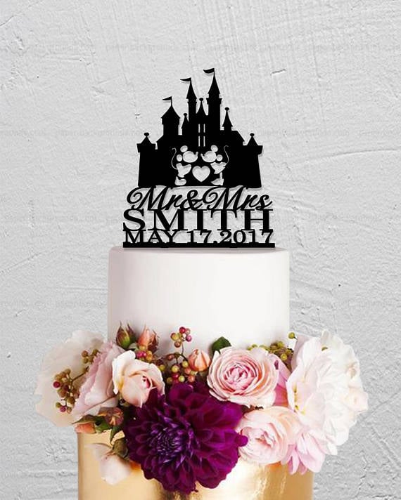 Mickey and Minnie Cake Topper ($16)