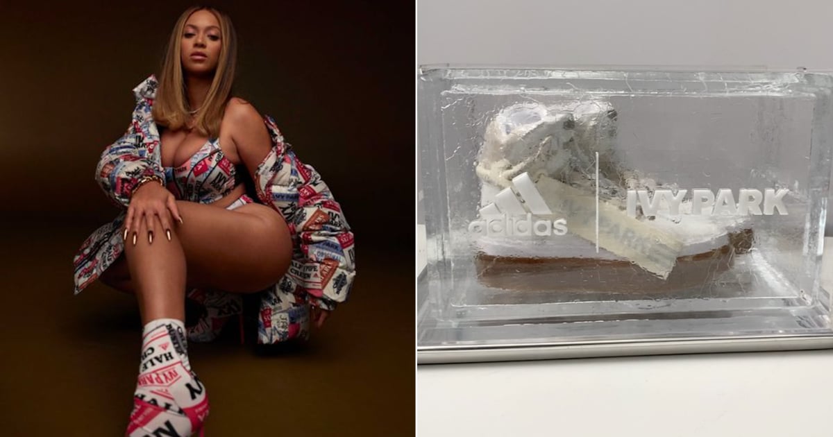 Beyoncé Gifted Her Friends the New Adidas “Icy Park” Collection in an Actual Block of Ice!
