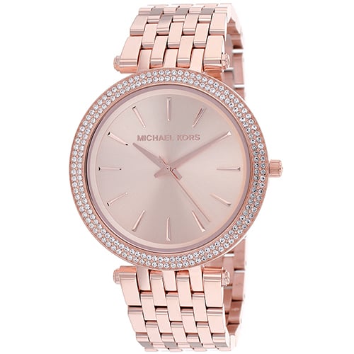Michael Kors Darci Rose Gold Stainless Steel Watch
