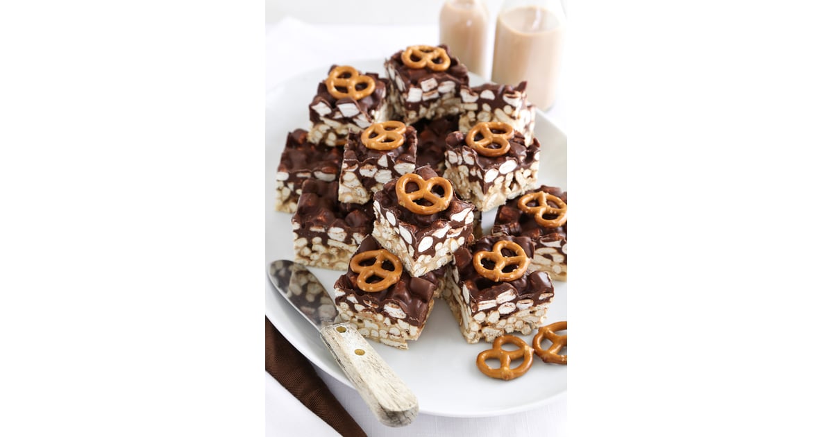 Salty Peanut Butter Marshmallow Pretzel Treats Easy NoBake Dessert
