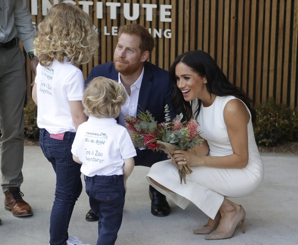 When Harry and Meghan Met This Adorable Duo
