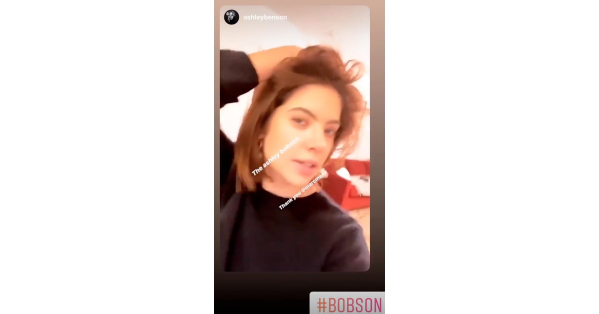 Ashley Benson S Choppy Bob December 2019 Popsugar Beauty