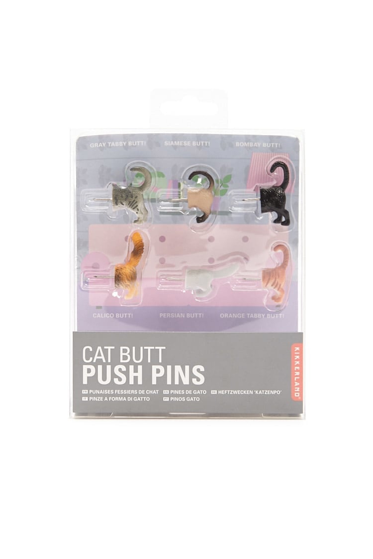 Kikkerland Cat Butt Push Pins