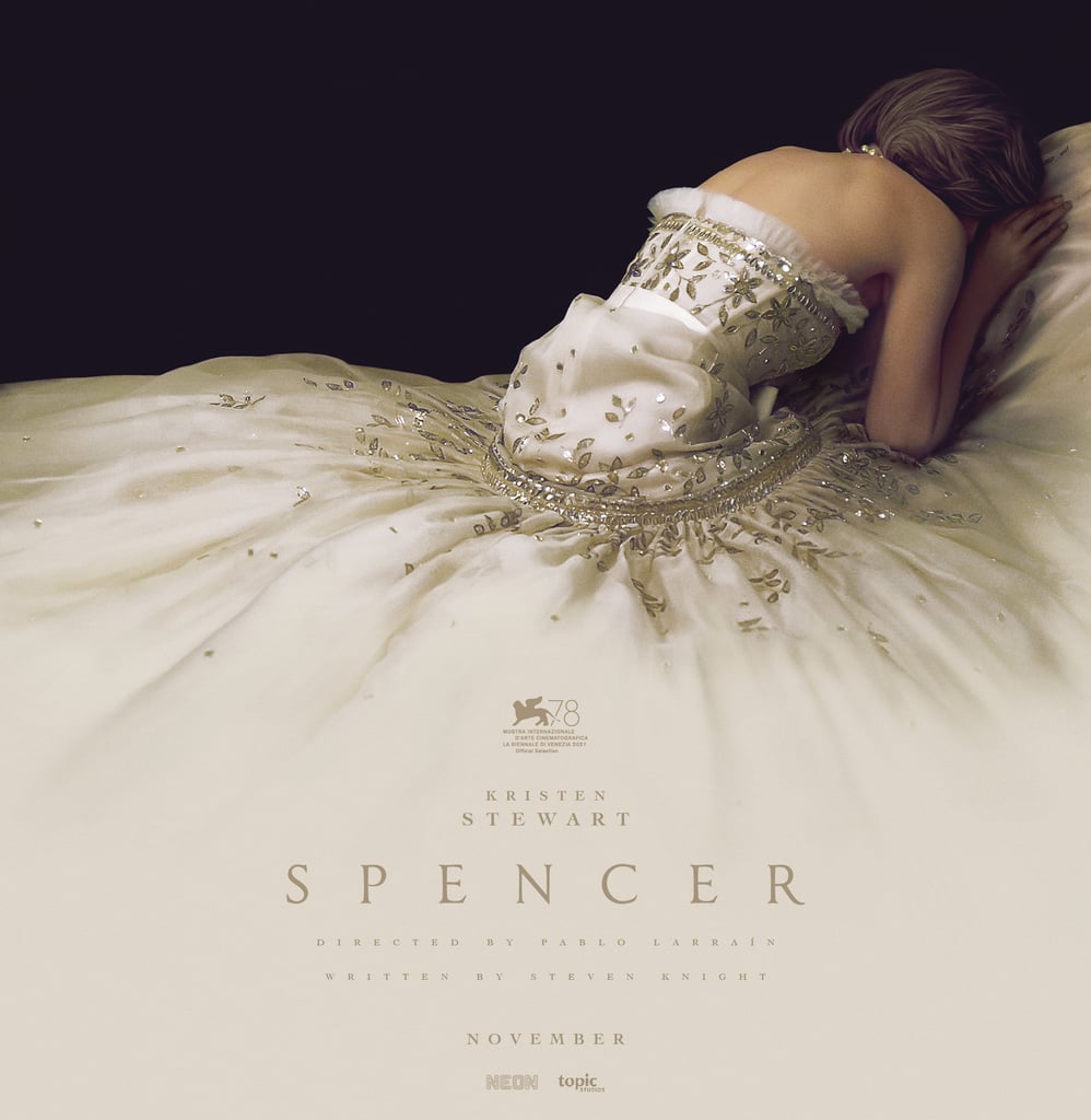 See Kristen Stewart's White Gown on the Spencer Movie Poster
