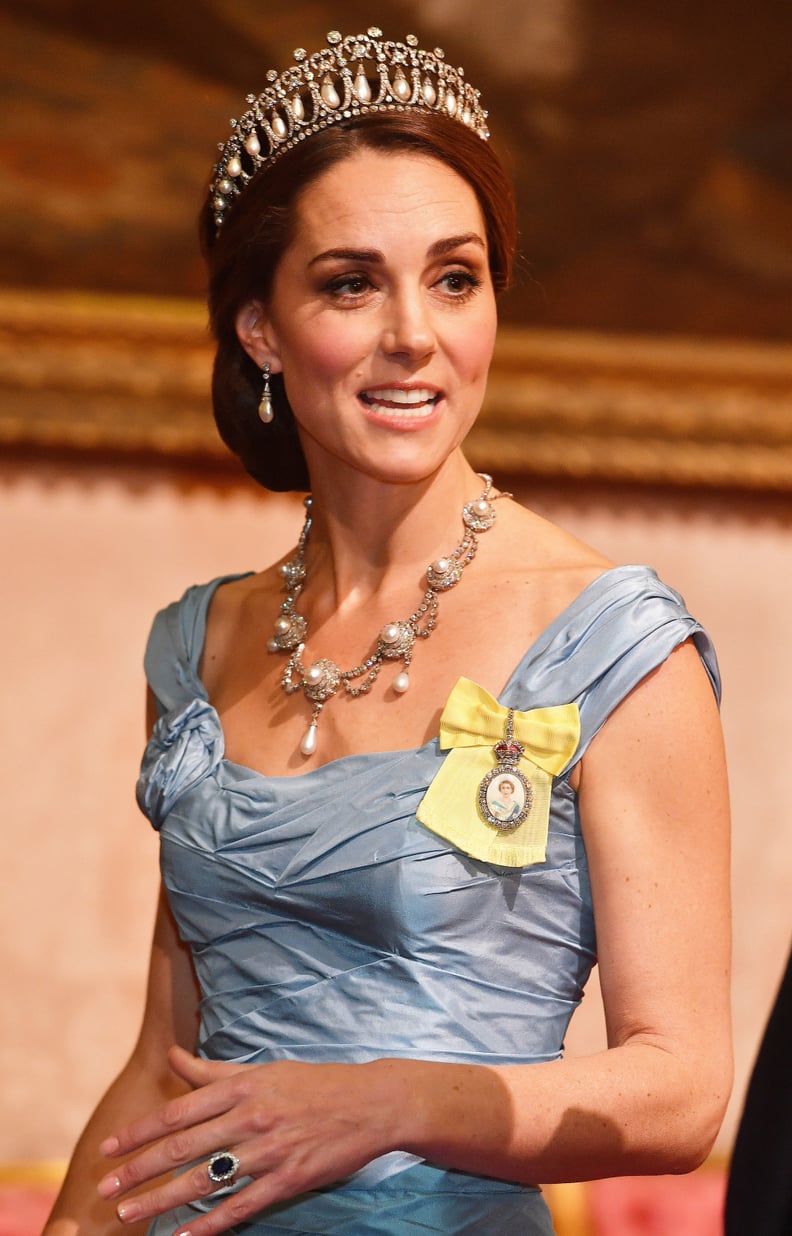 Kate Middleton Wearing the Lover's Knot Tiara