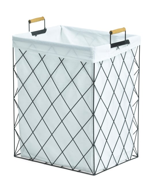 Medium Metal Diamond Hamper