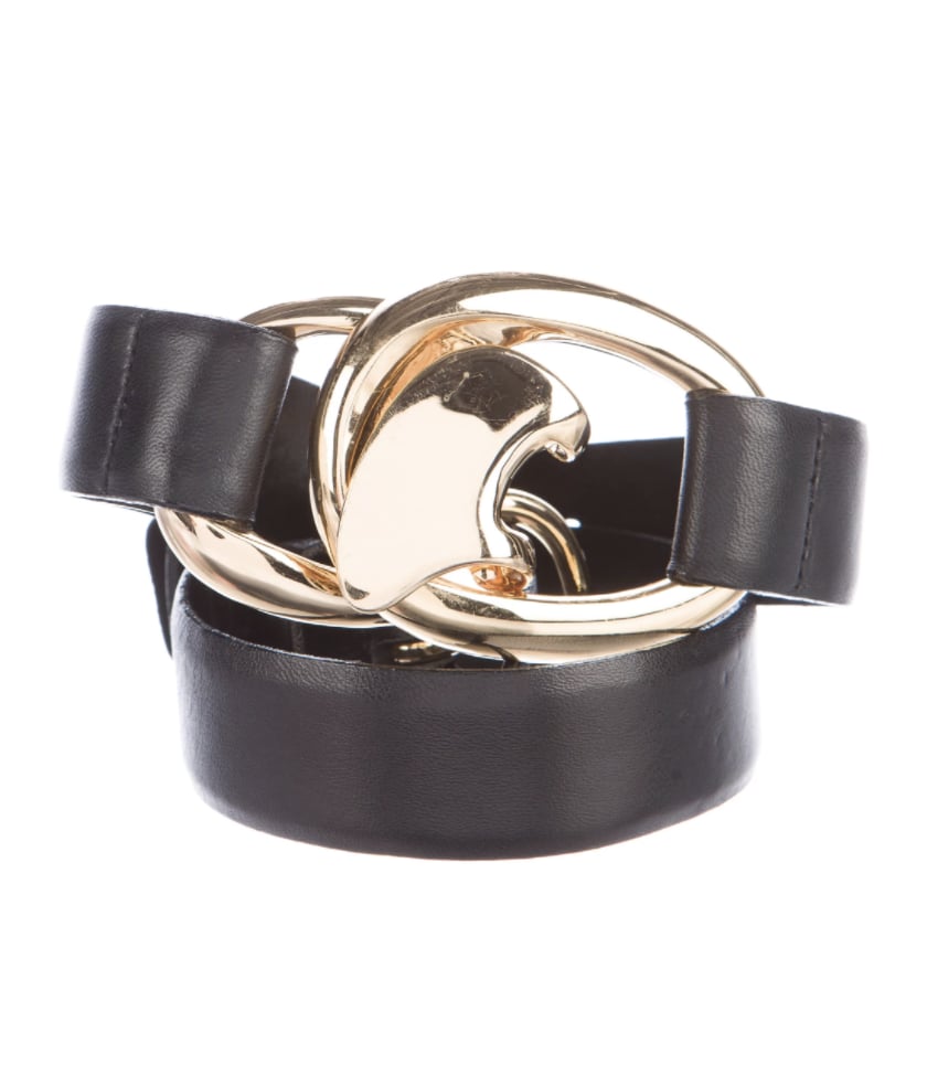 Halston Leather Waist Belt